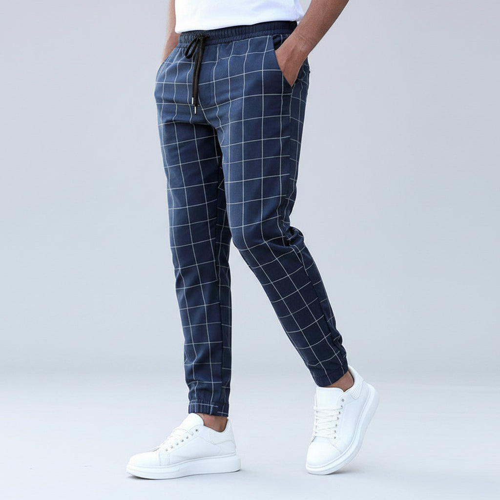 Paul - Pantalons de Jogging à Carreaux