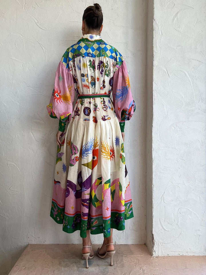 Helena | Robe Plissée Légère de Plage