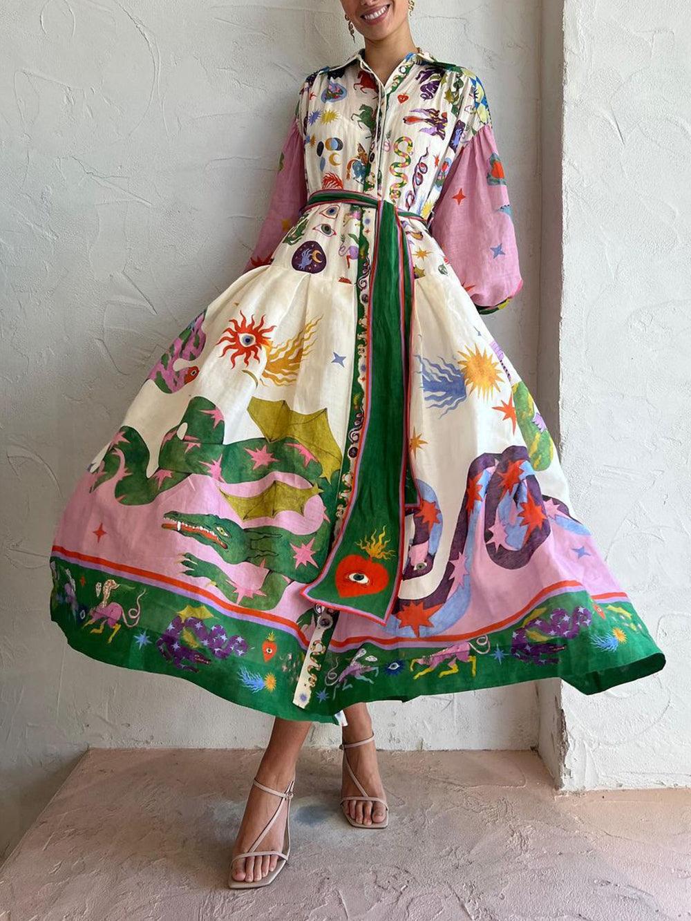 Helena | Robe Plissée Légère de Plage
