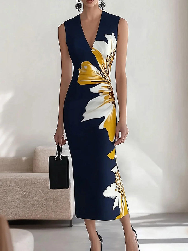 Lily | Robe Midi Élégante pour Festival Glamour de Plage