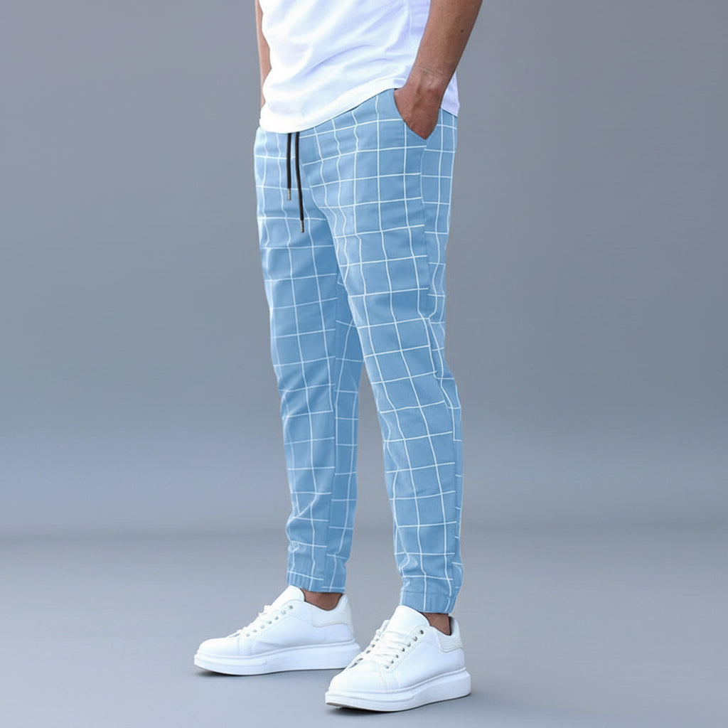 Paul - Pantalons de Jogging à Carreaux