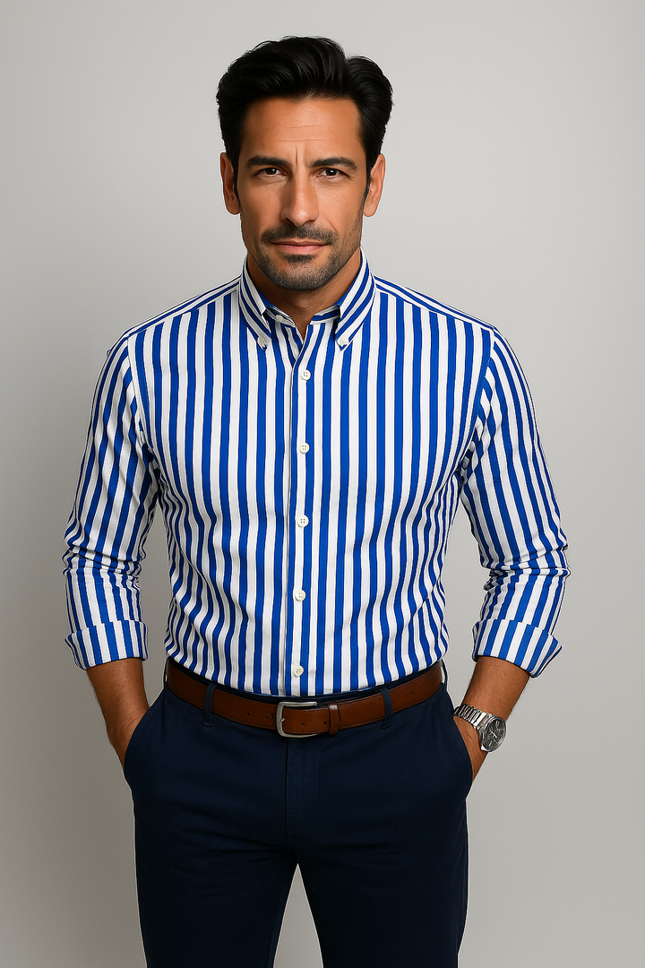 Klauf | Chemise rayée pour hommes