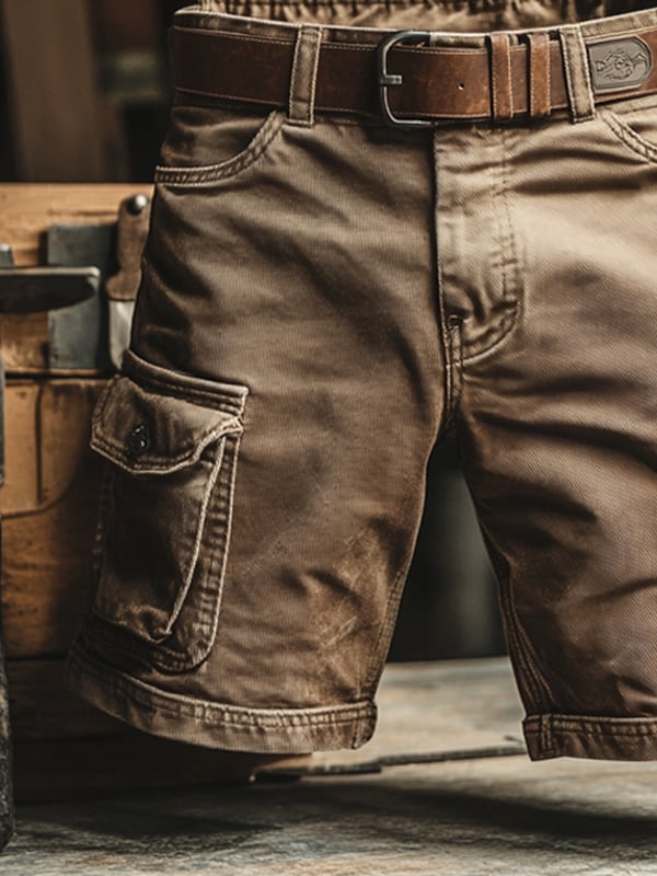 Antoine - Pantalons Courts Cargo Rétro