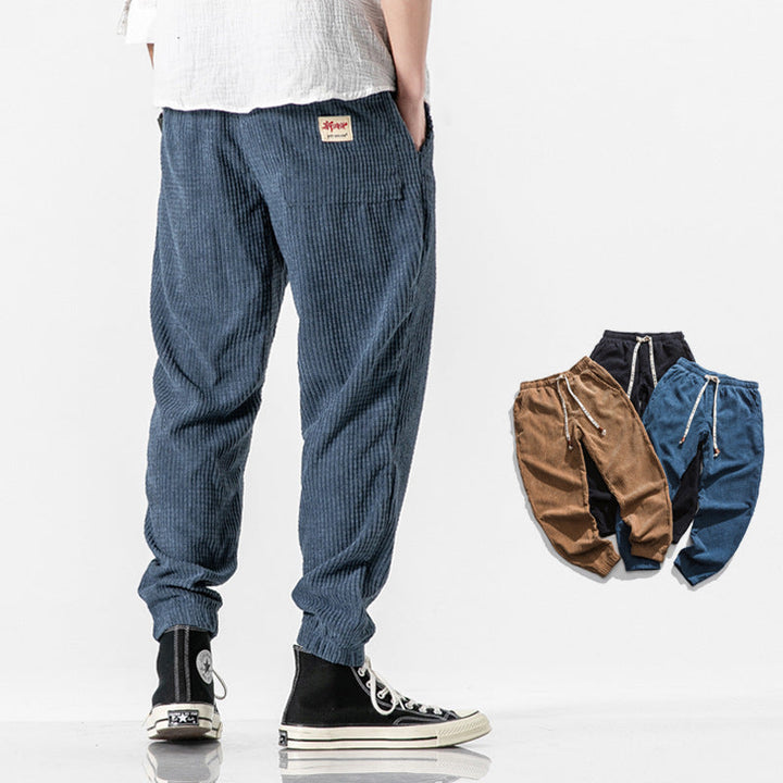 Florian - Pantalons Jogger en Velours
