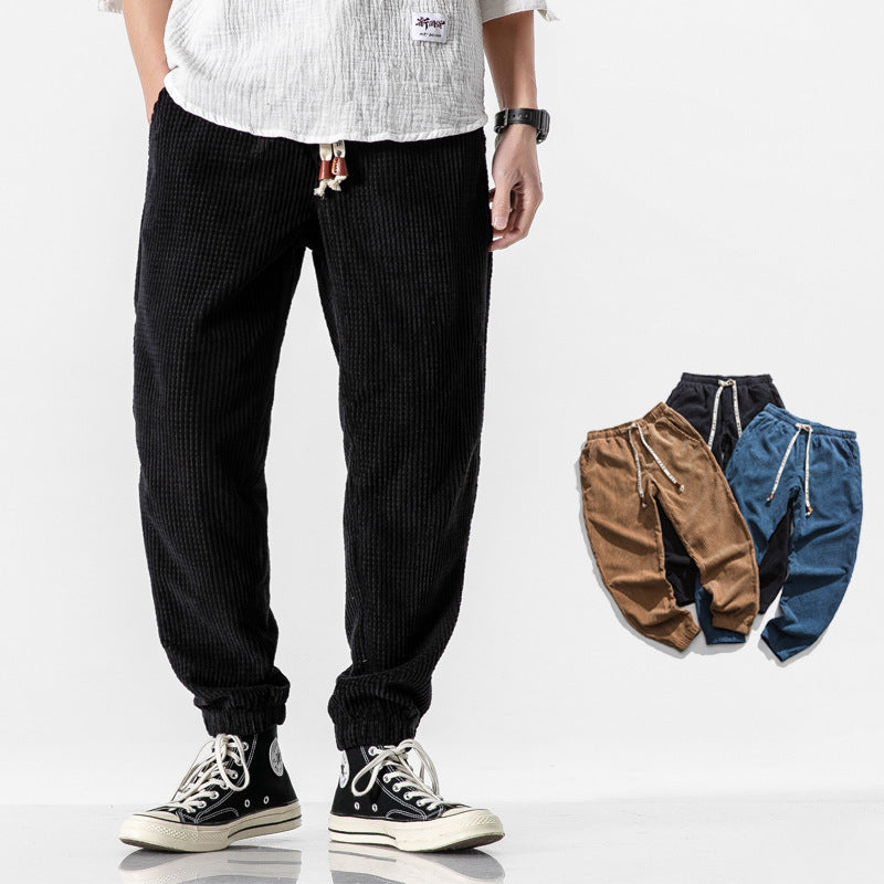 Florian - Pantalons Jogger en Velours
