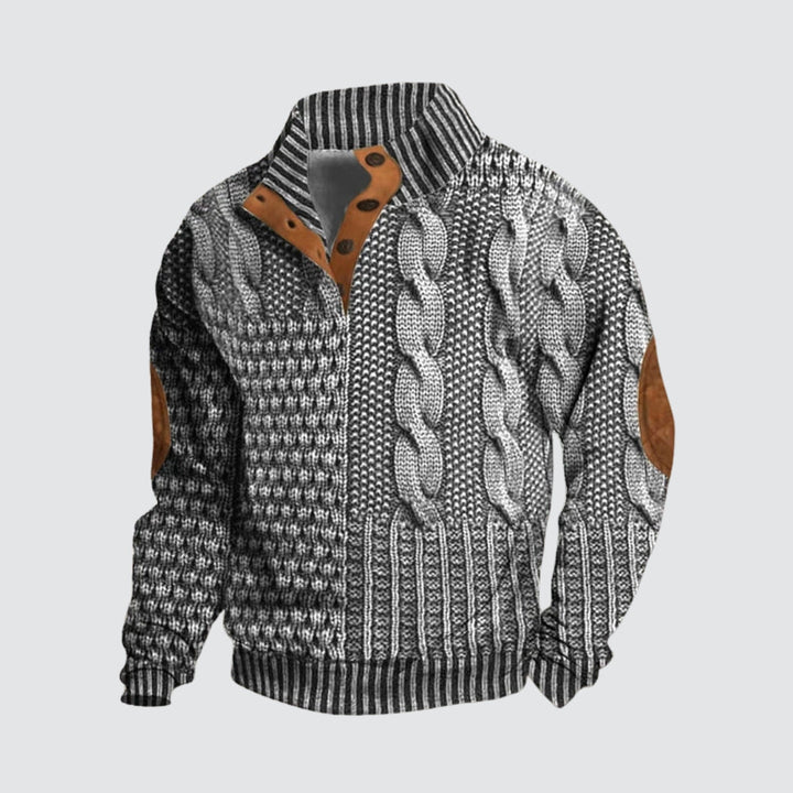 Émile - Pull Stylé avec Motif