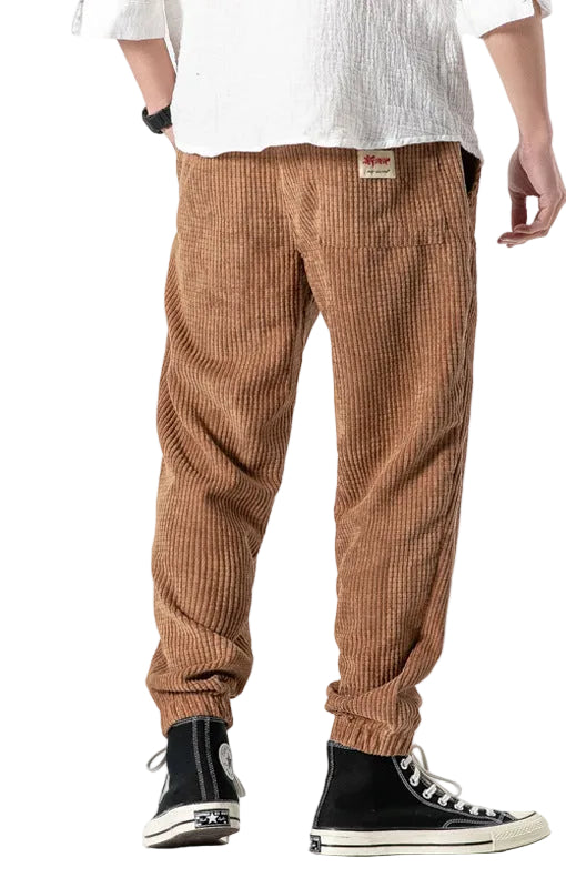 Florian - Pantalons Jogger en Velours
