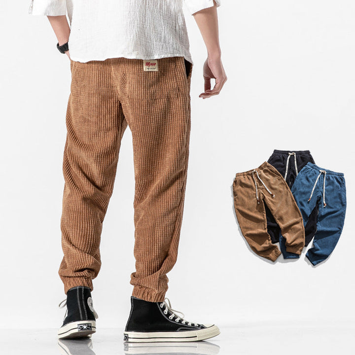 Florian - Pantalons Jogger en Velours