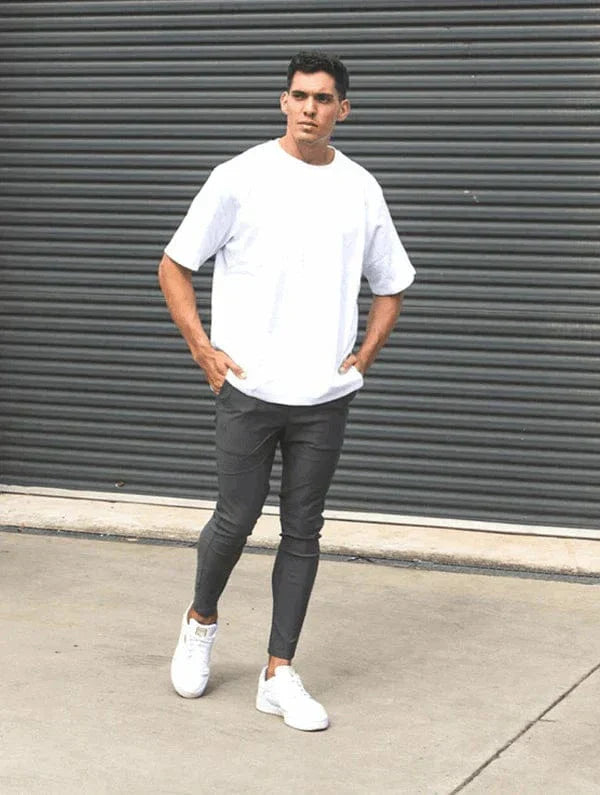 Pantalon Élastique Élégant