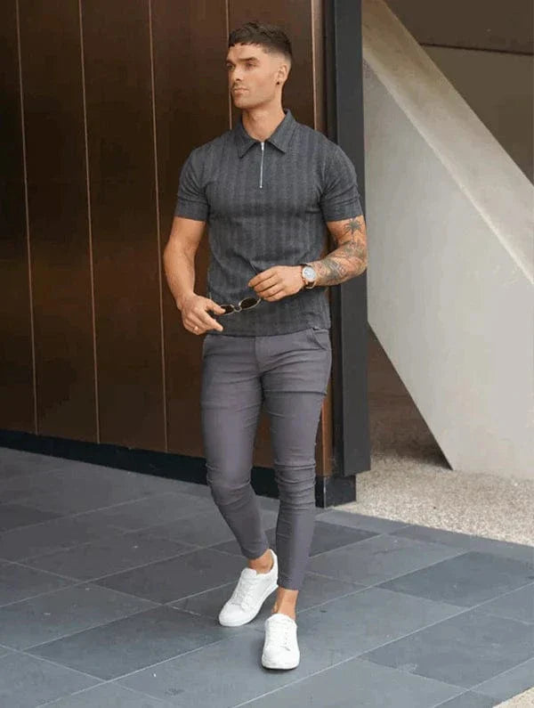 Pantalon Élastique Élégant