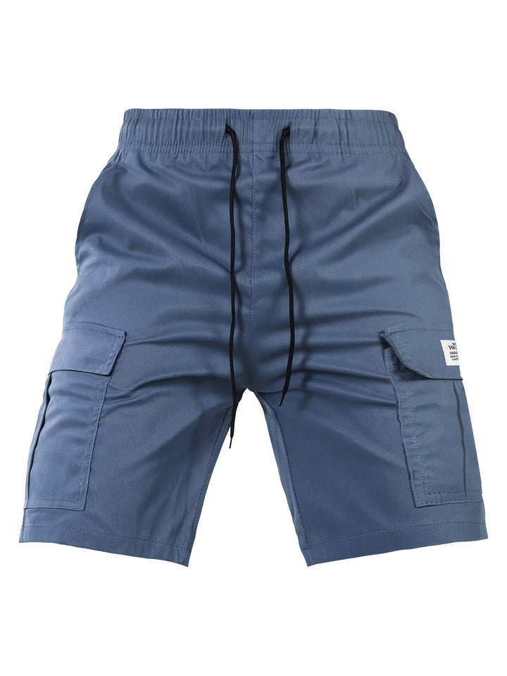 Pantalon Cargo Court d'Été avec Taille Élastique