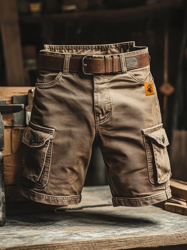 Antoine - Pantalons Courts Cargo Rétro