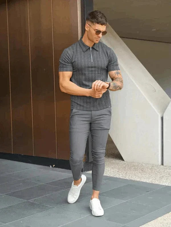 Pantalon Élastique Élégant