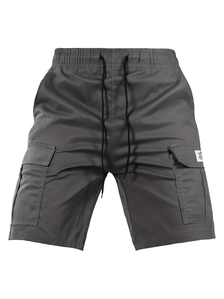 Pantalon Cargo Court d'Été avec Taille Élastique