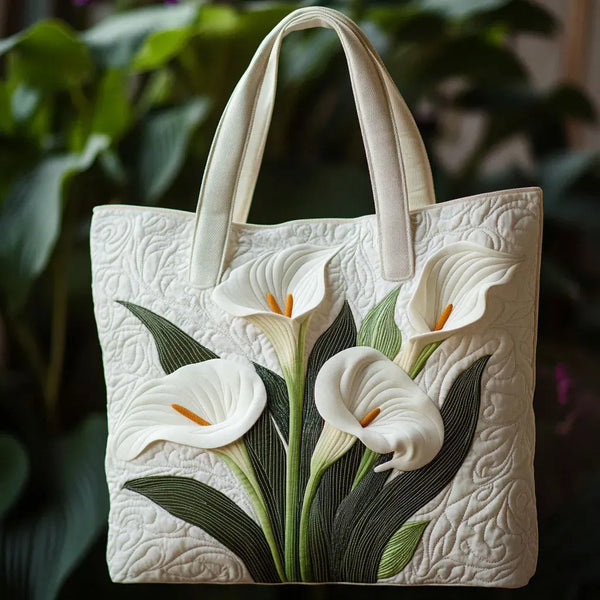 Sac à coque rembourré fait main blanc