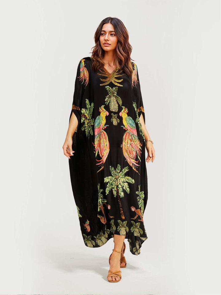 Alessandra - Robe longue à motifs