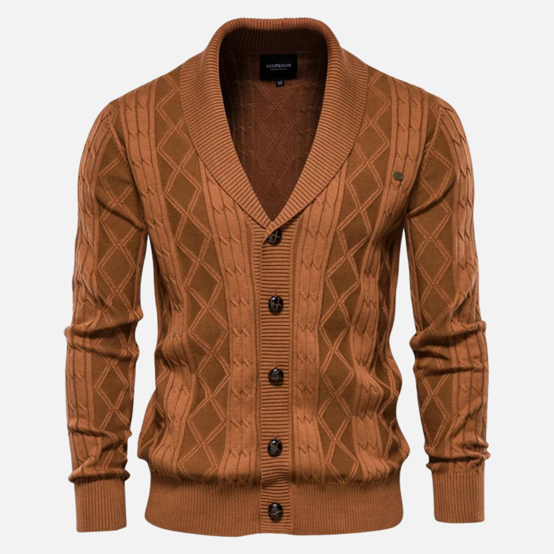 Maxime - Gilet Argyle Mélange Doux