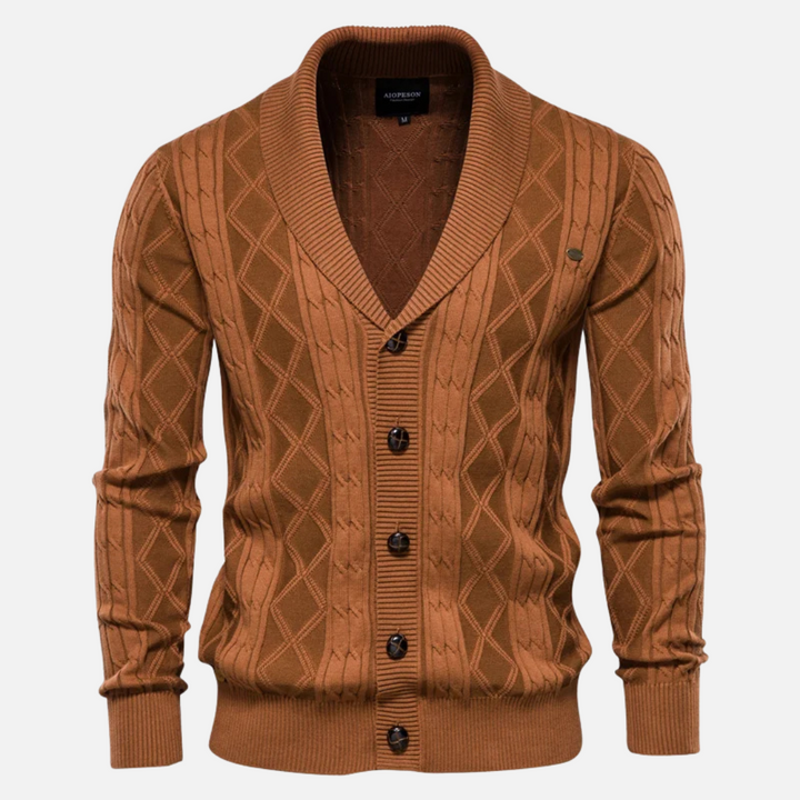 Maxime - Gilet Argyle Mélange Doux