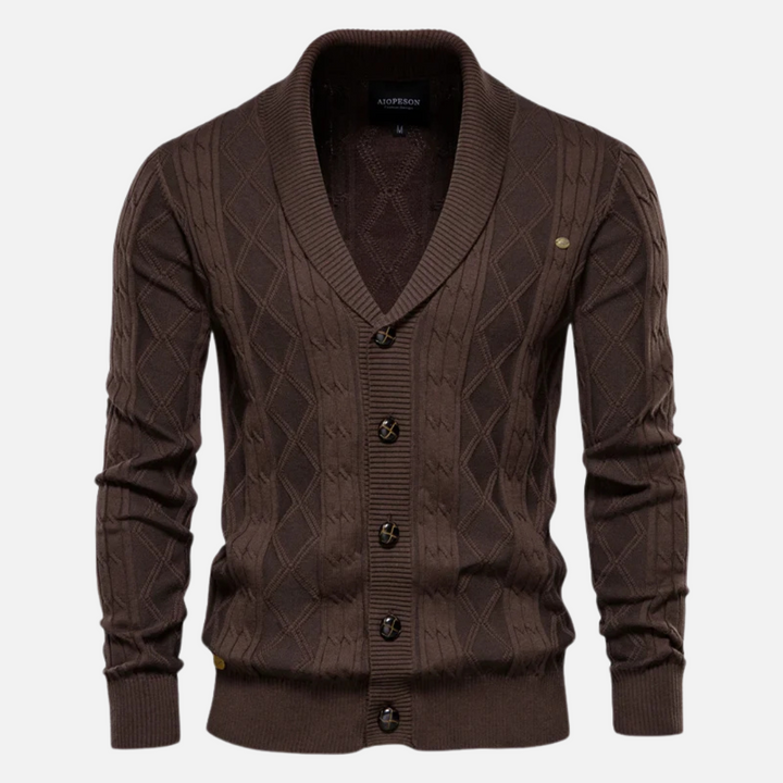 Maxime - Gilet Argyle Mélange Doux