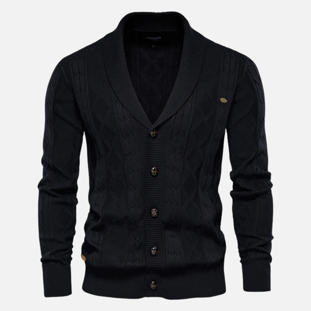 Maxime - Gilet Argyle Mélange Doux