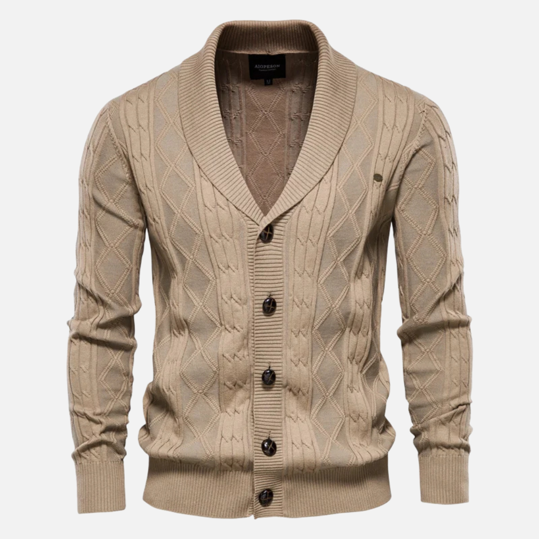 Maxime - Gilet Argyle Mélange Doux