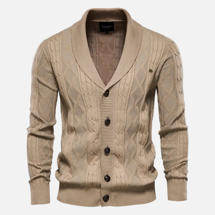 Maxime - Gilet Argyle Mélange Doux