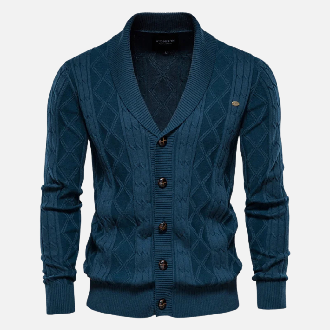 Maxime - Gilet Argyle Mélange Doux