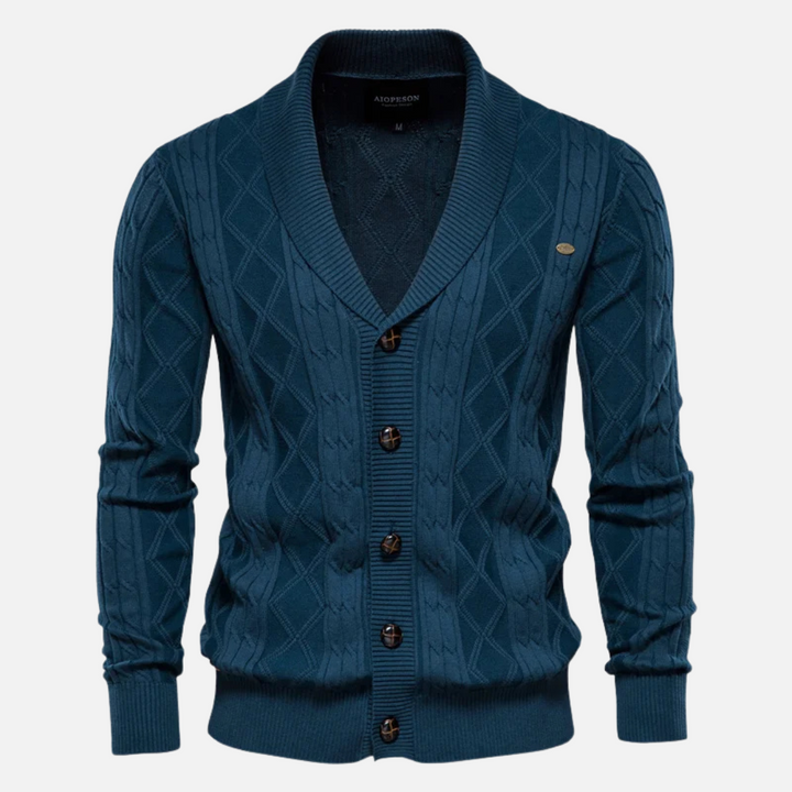 Maxime - Gilet Argyle Mélange Doux