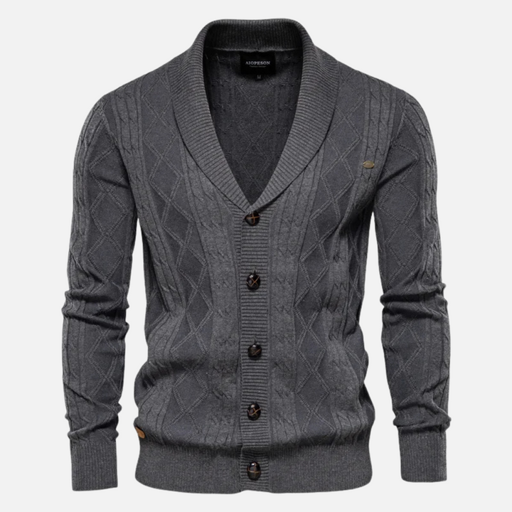 Maxime - Gilet Argyle Mélange Doux