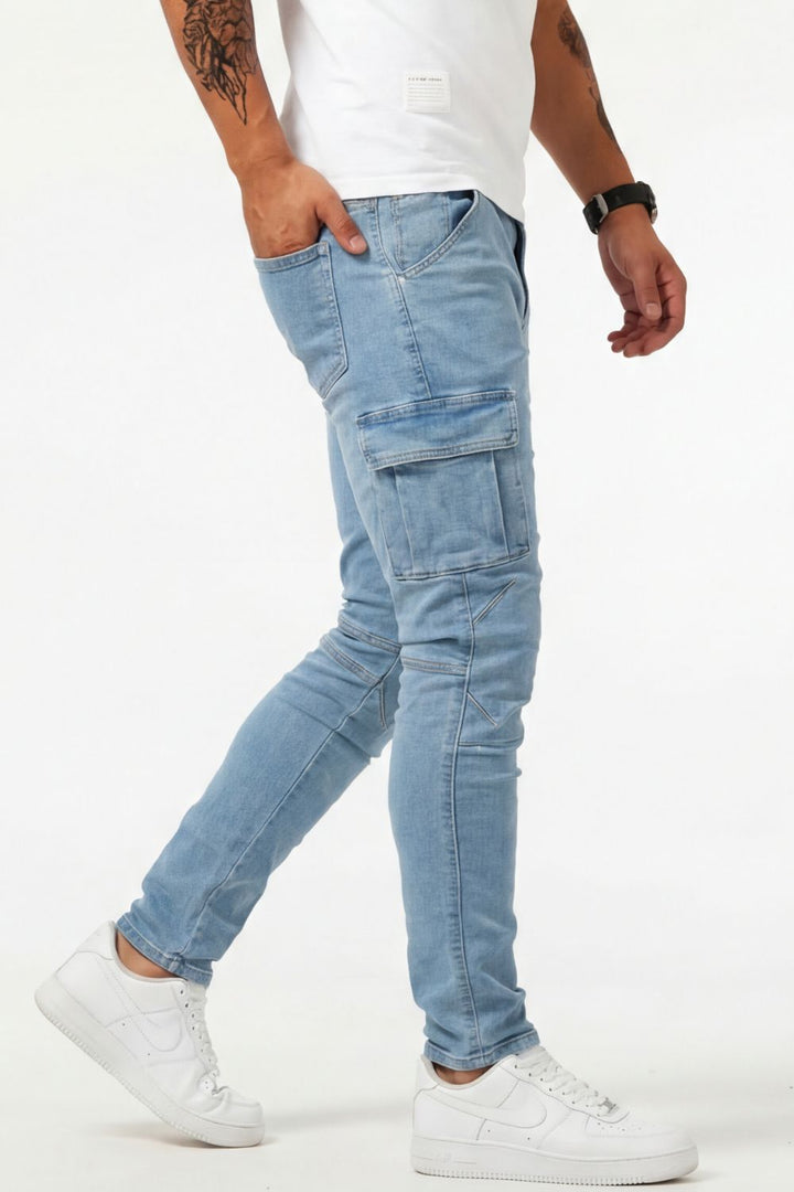 Olivier - Jeans Cargo Élastiques