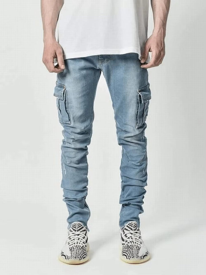 Jeans Cargo Street Élastiques