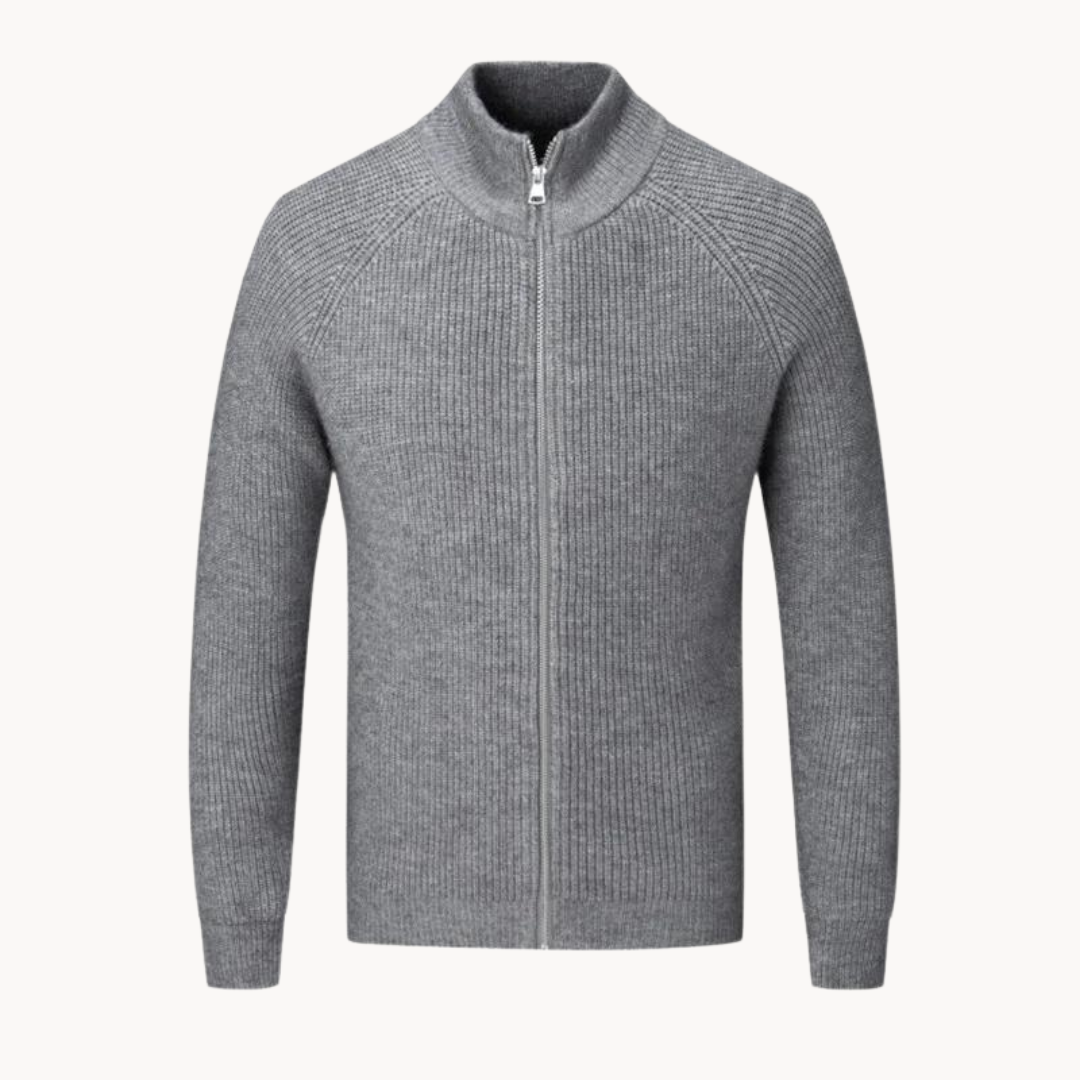 Artur - Pull en Tricot avec Fermeture Éclair