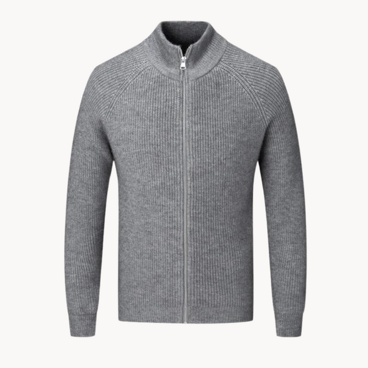 Artur - Pull en Tricot avec Fermeture Éclair