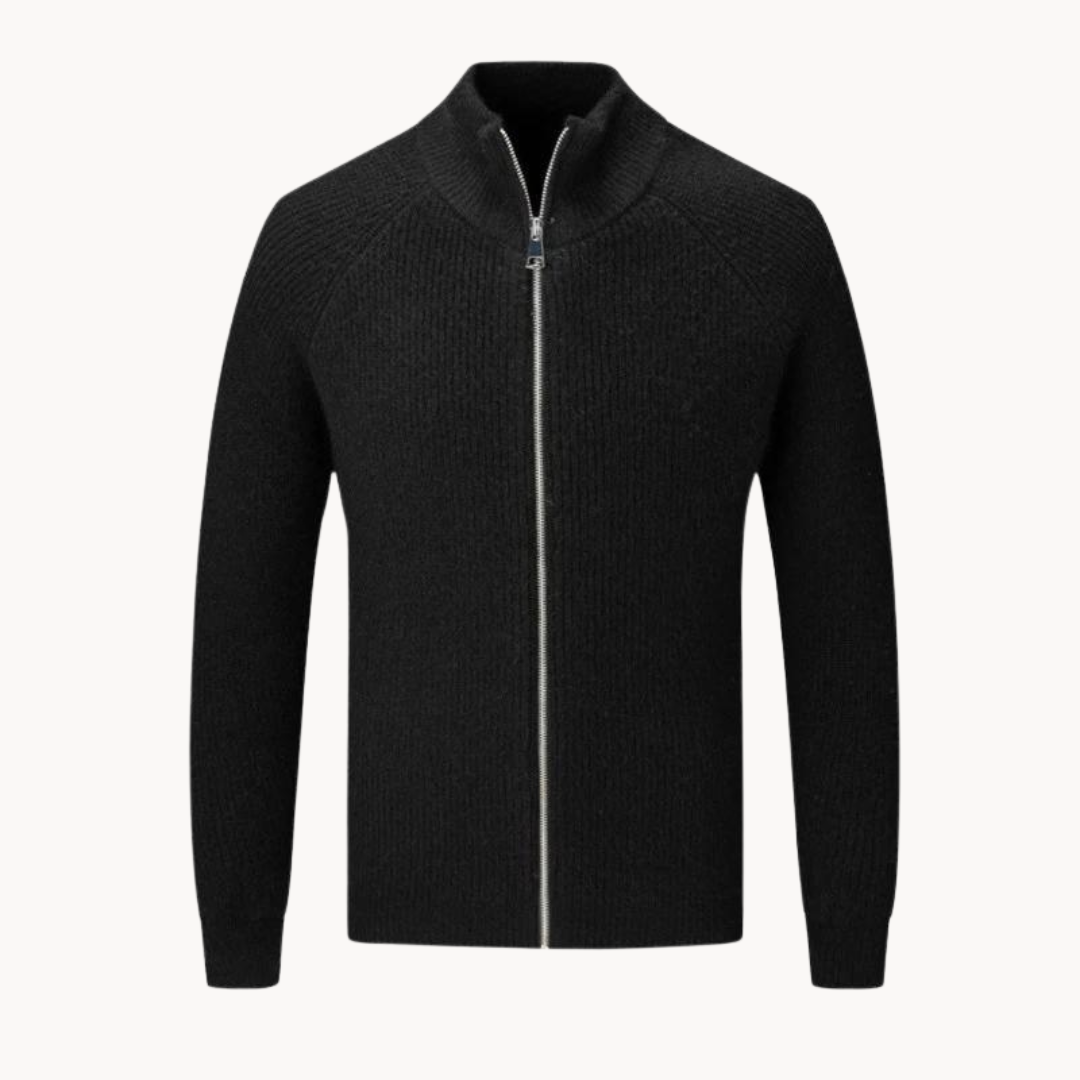 Artur - Pull en Tricot avec Fermeture Éclair