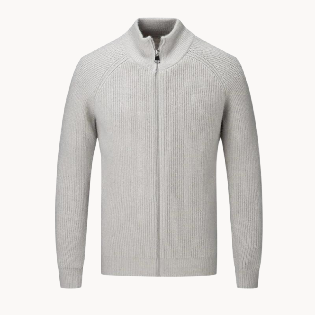 Artur - Pull en Tricot avec Fermeture Éclair