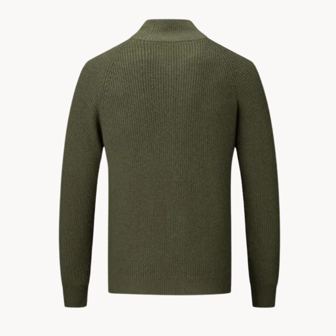 Artur - Pull en Tricot avec Fermeture Éclair