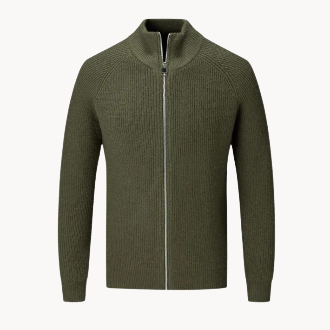 Artur - Pull en Tricot avec Fermeture Éclair