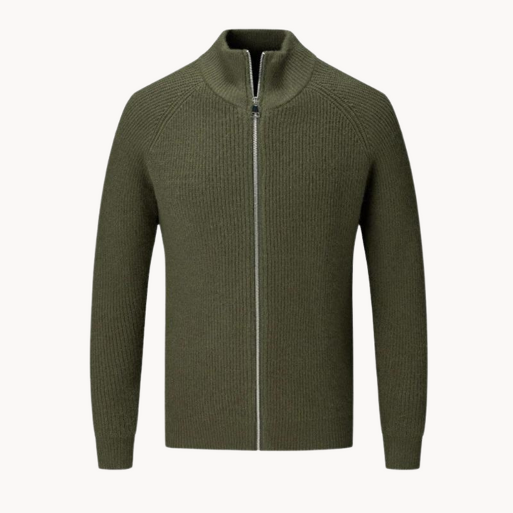 Artur - Pull en Tricot avec Fermeture Éclair