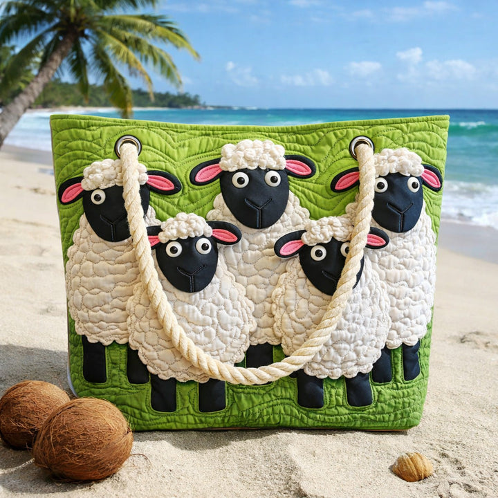 Sac de plage fait main | Ciel des moutons