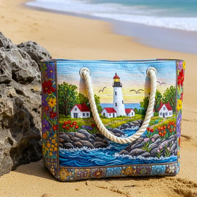 Sac de plage fait main | Éclat de phare