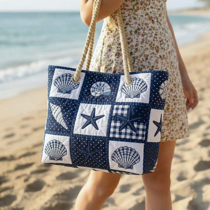 Sac de plage fait main | Calme des coquillages