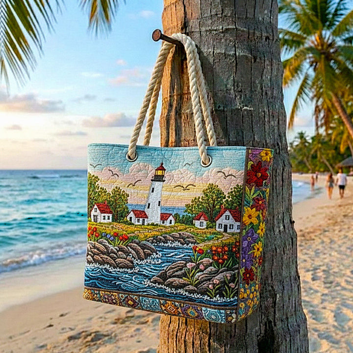 Sac de plage fait main | Éclat de phare