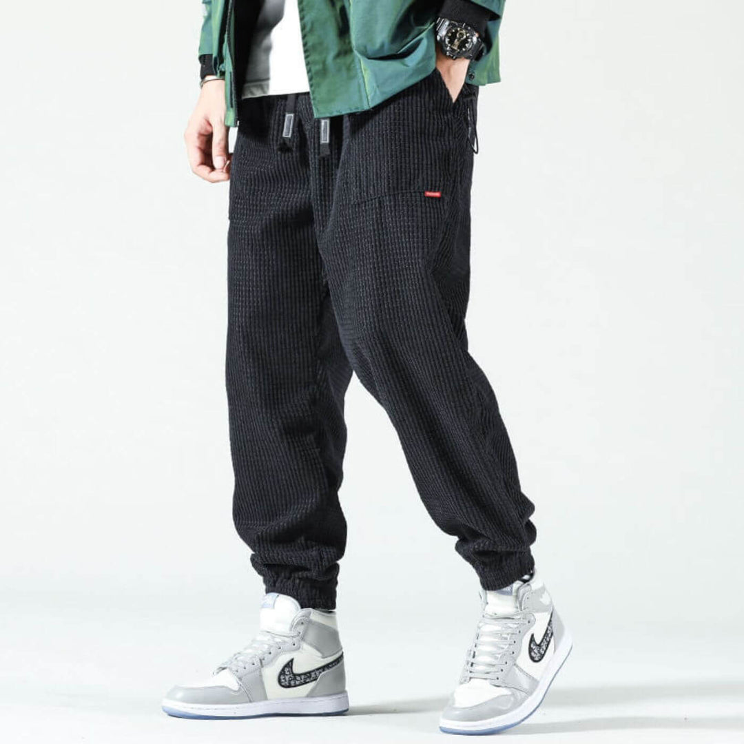 Pantalon de Jogging en Velours Côtelé pour Hommes