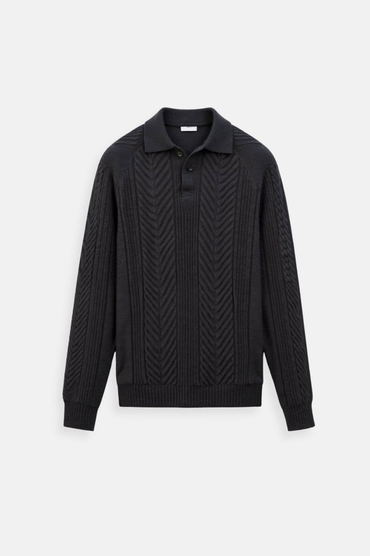 Pull en Mélange de Tissus - Détendu