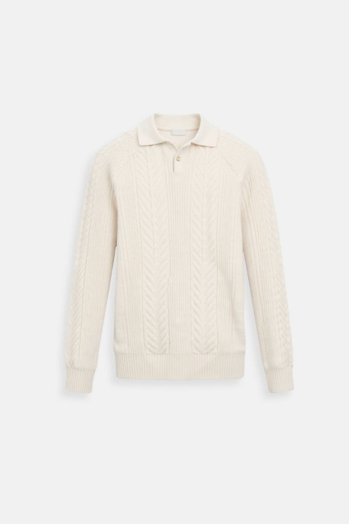 Pull en Mélange de Tissus - Détendu