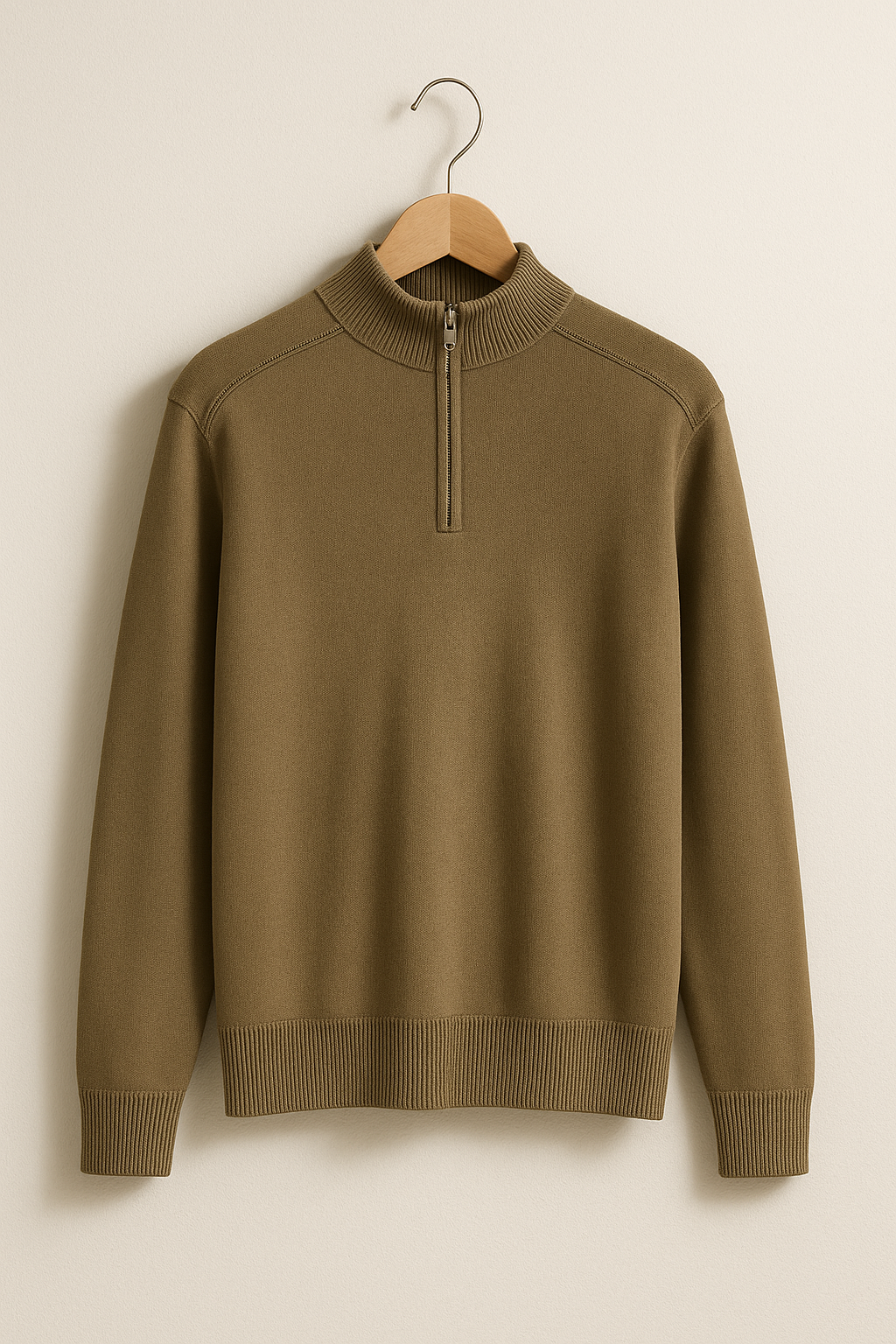 Pull en Tricot - Demi-Fermeture