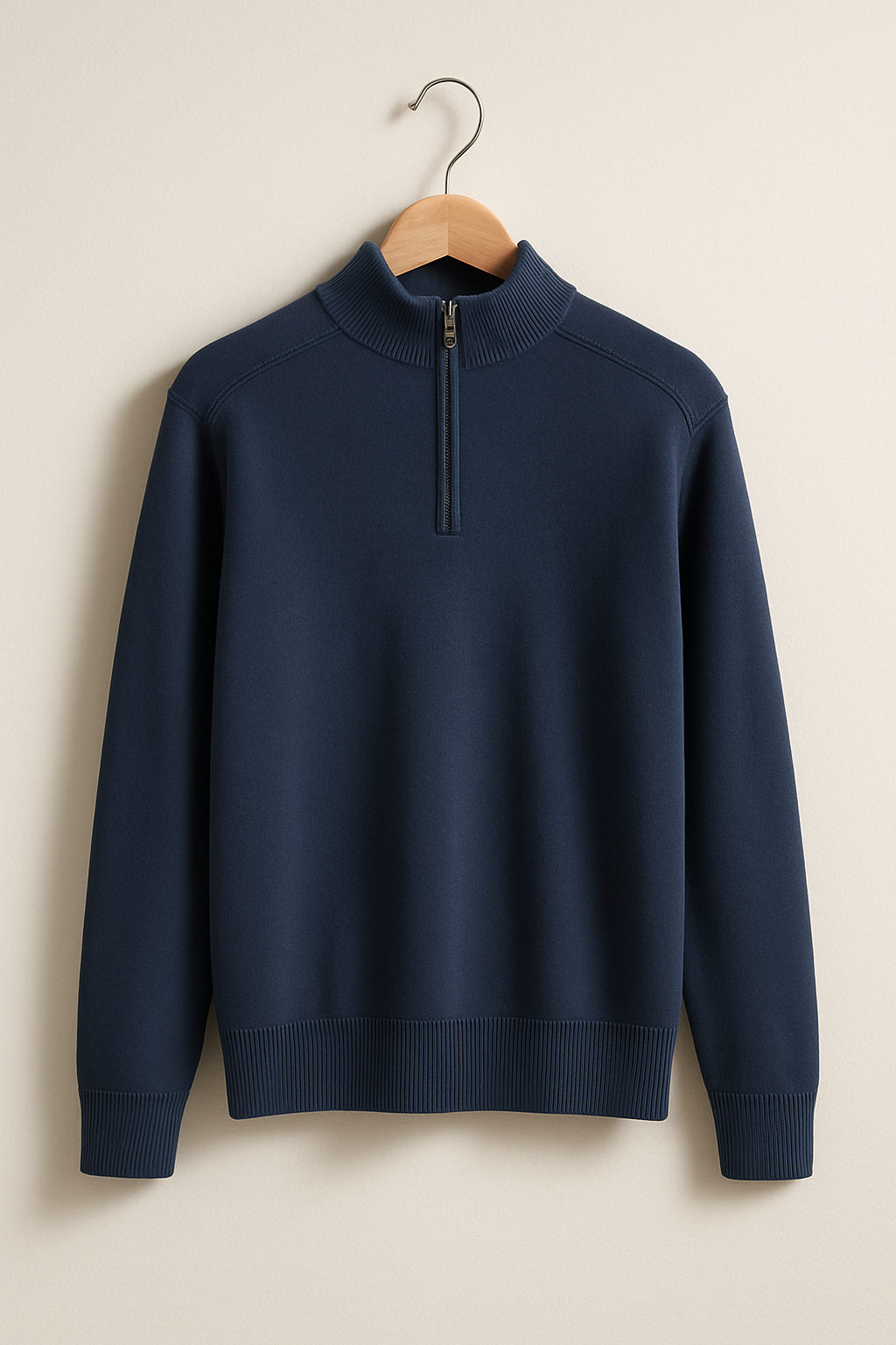 Pull en Tricot - Demi-Fermeture