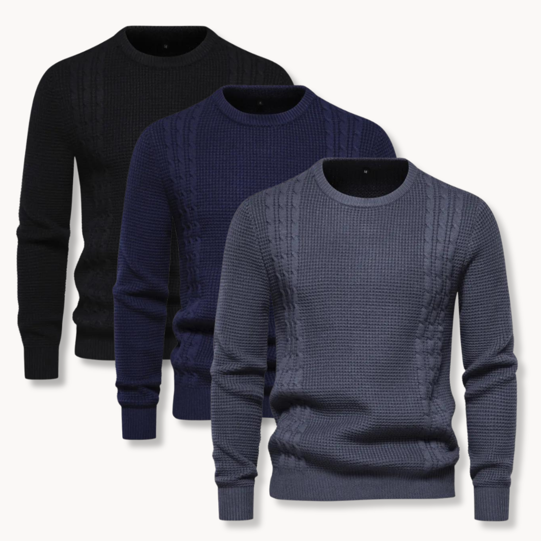 Kane - Pull en Tricot Patchwork
