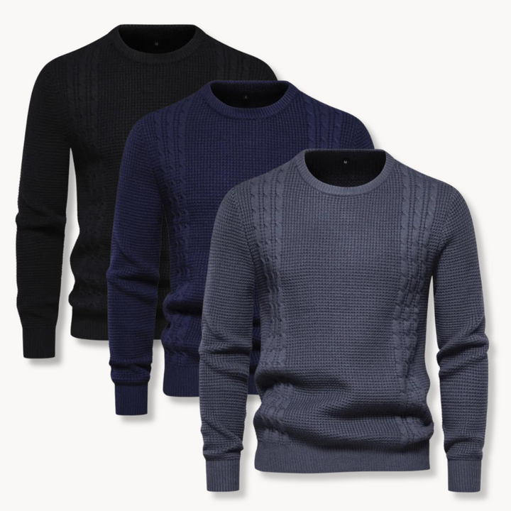 Kane - Pull en Tricot Patchwork