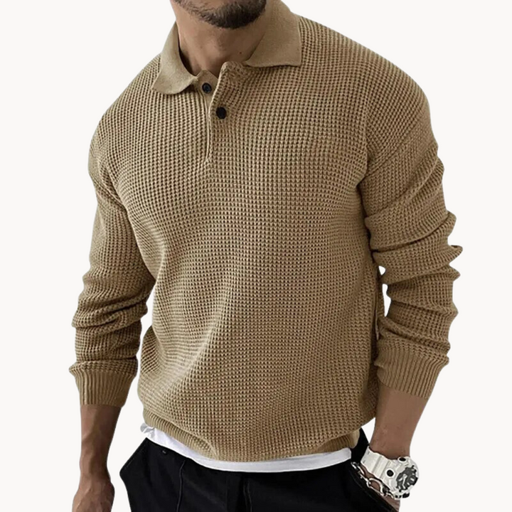 Julien - Pull Polo Tricoté